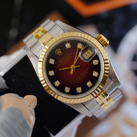 Rolex Datejust Factory Diamond Dial Box & Papers - Picture 11 of 13